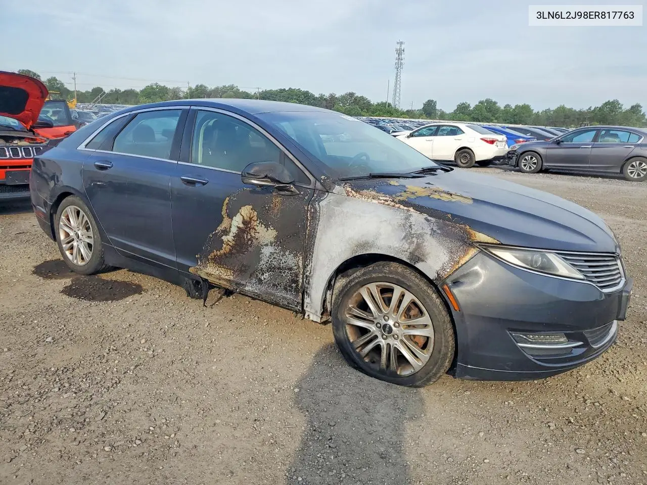 2014 Lincoln Mkz VIN: 3LN6L2J98ER817763 Lot: 58115496