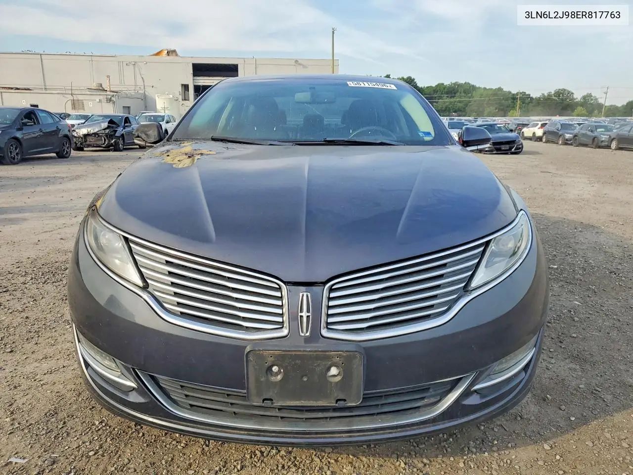 2014 Lincoln Mkz VIN: 3LN6L2J98ER817763 Lot: 58115496