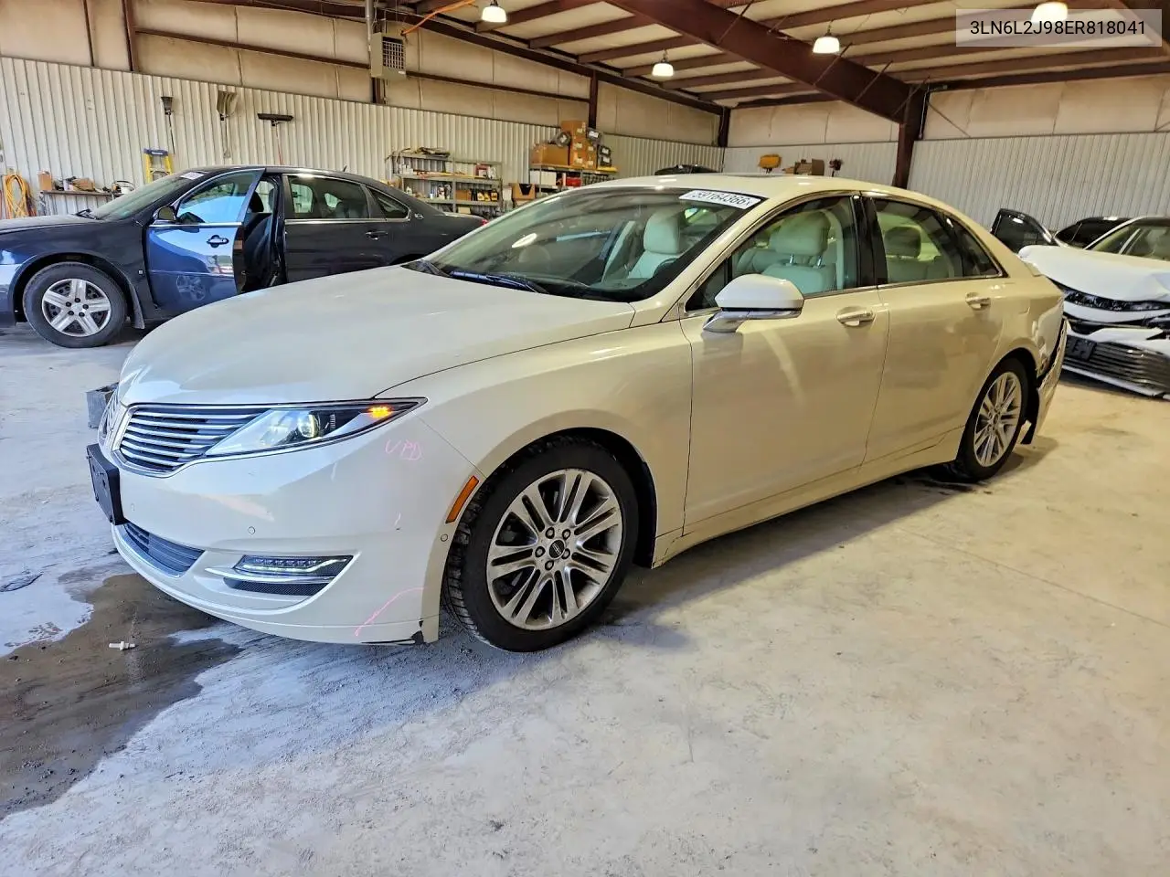 2014 Lincoln Mkz VIN: 3LN6L2J98ER818041 Lot: 59164366