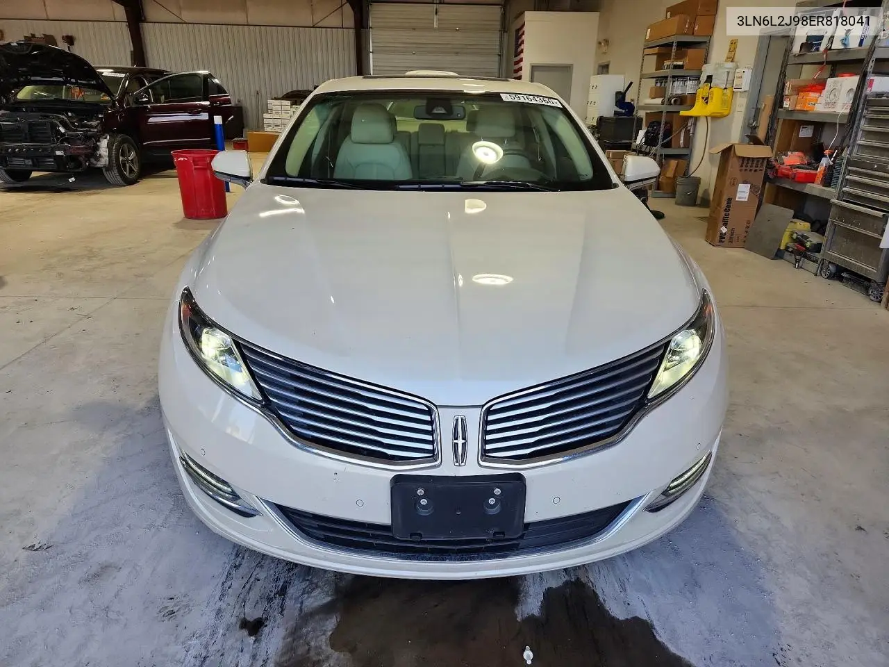 2014 Lincoln Mkz VIN: 3LN6L2J98ER818041 Lot: 59164366