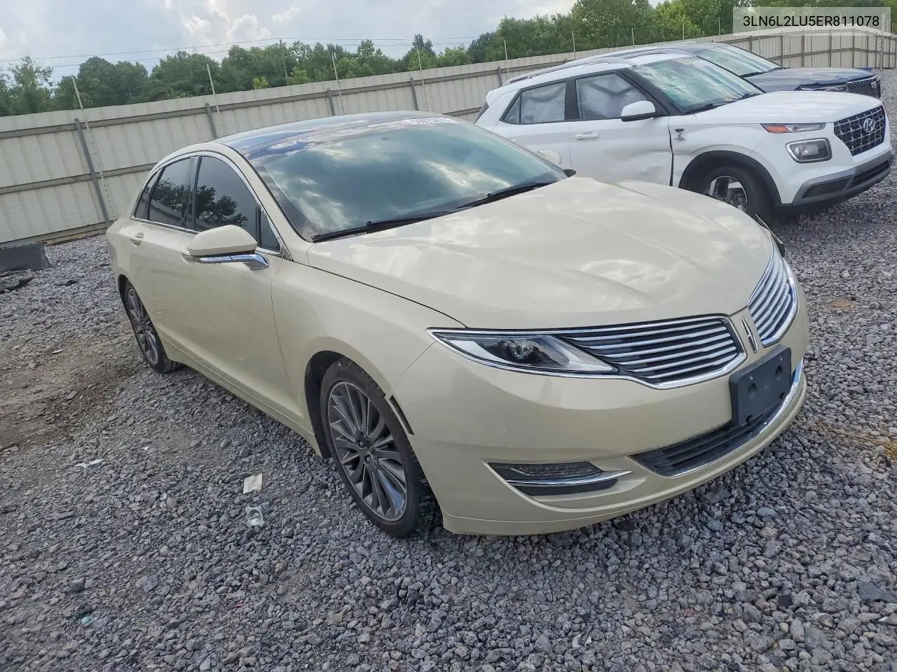 2014 Lincoln Mkz Hybrid VIN: 3LN6L2LU5ER811078 Lot: 59675076