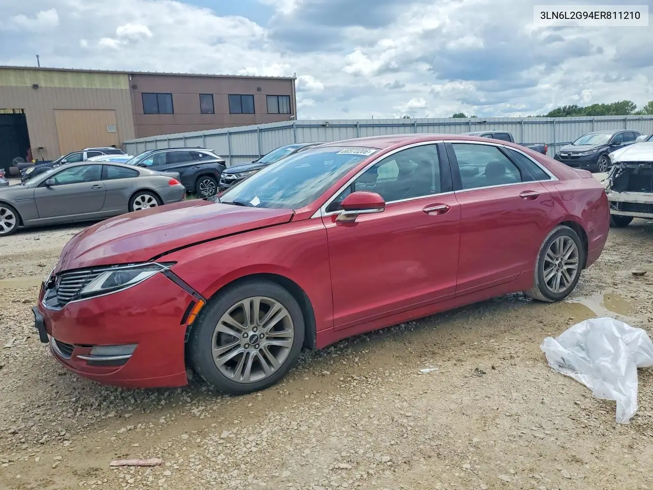 2014 Lincoln Mkz VIN: 3LN6L2G94ER811210 Lot: 60372206