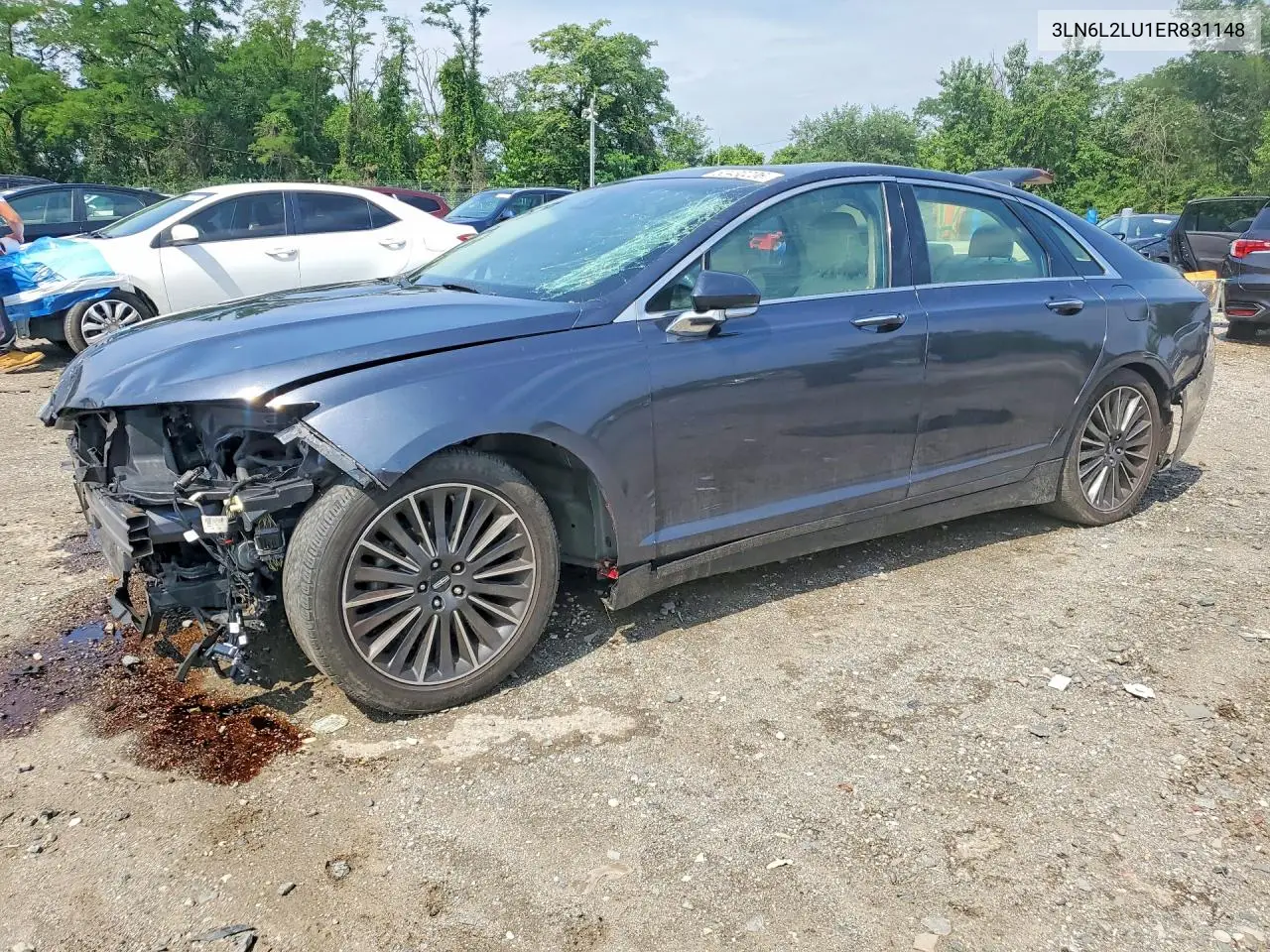 2014 Lincoln Mkz Hybrid VIN: 3LN6L2LU1ER831148 Lot: 60430206