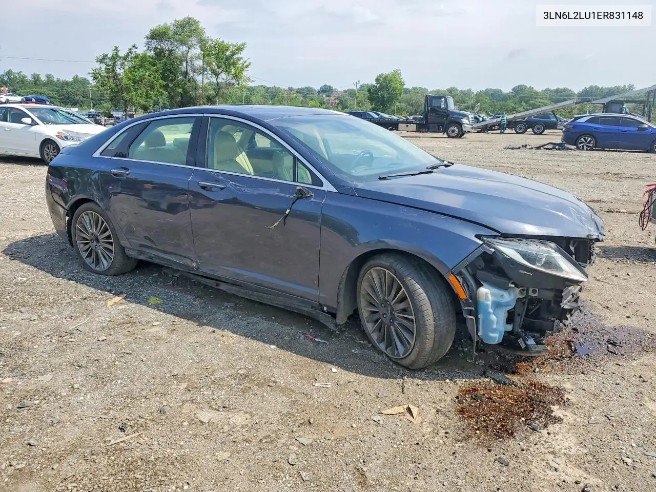 2014 Lincoln Mkz Hybrid VIN: 3LN6L2LU1ER831148 Lot: 60430206