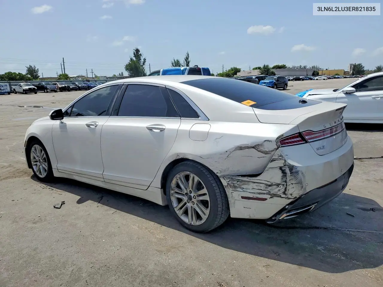 2014 Lincoln Mkz Hybrid VIN: 3LN6L2LU3ER821835 Lot: 60603656