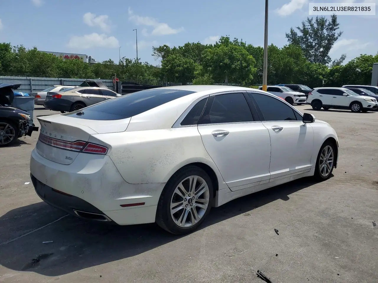 2014 Lincoln Mkz Hybrid VIN: 3LN6L2LU3ER821835 Lot: 60603656
