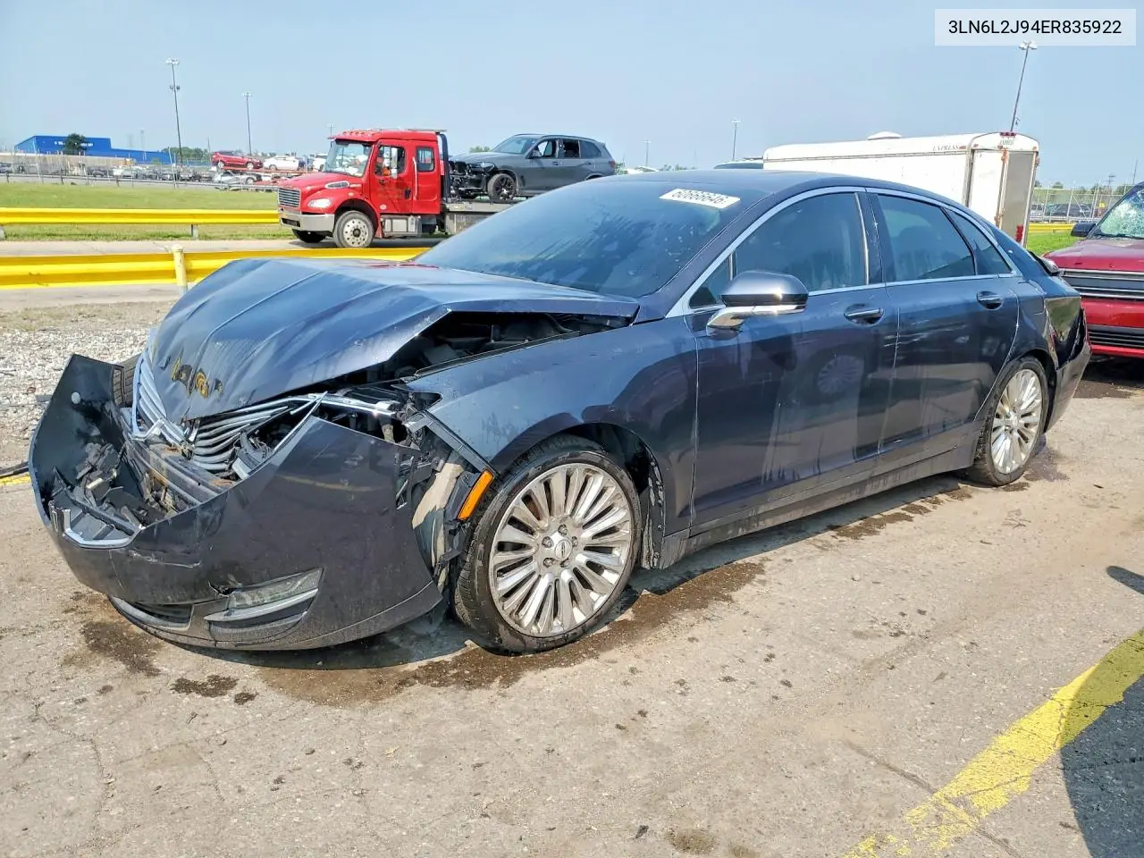 2014 Lincoln Mkz VIN: 3LN6L2J94ER835922 Lot: 60666646