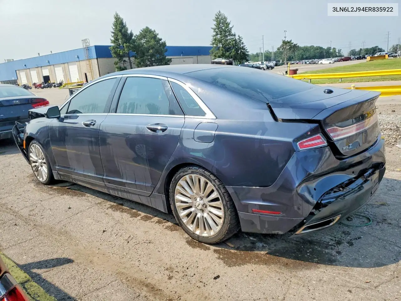 2014 Lincoln Mkz VIN: 3LN6L2J94ER835922 Lot: 60666646