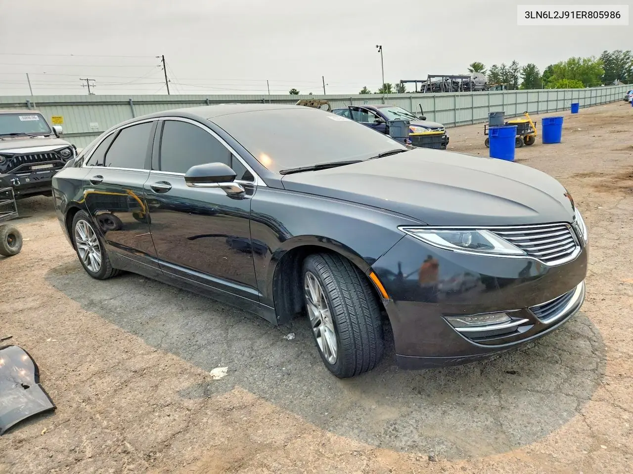 2014 Lincoln Mkz VIN: 3LN6L2J91ER805986 Lot: 60794446