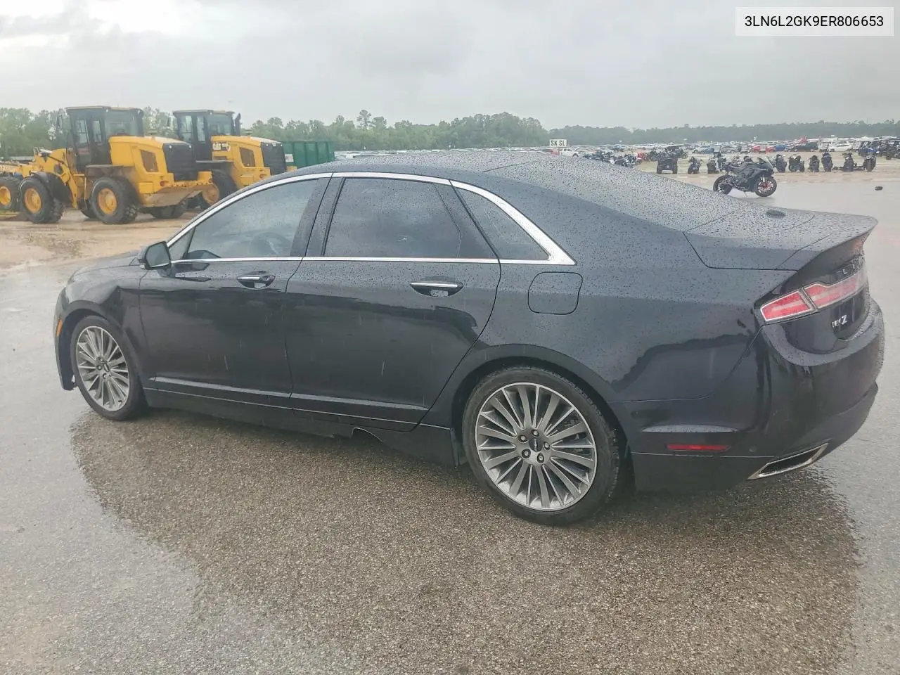 2014 Lincoln Mkz VIN: 3LN6L2GK9ER806653 Lot: 60795166