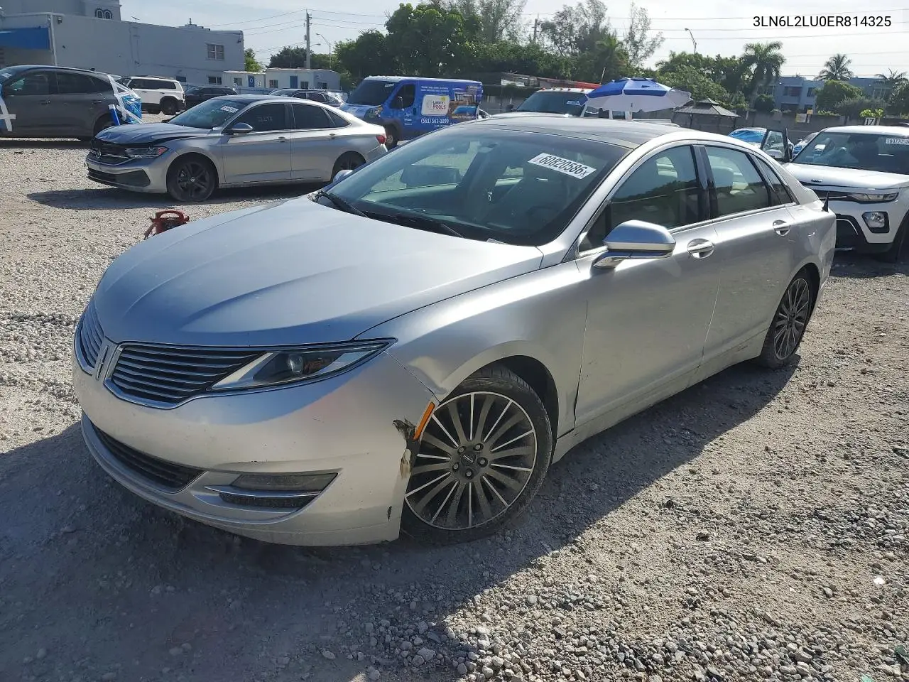 2014 Lincoln Mkz Hybrid VIN: 3LN6L2LU0ER814325 Lot: 60820586
