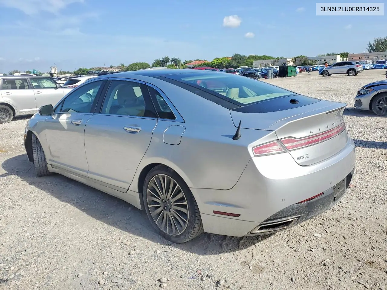2014 Lincoln Mkz Hybrid VIN: 3LN6L2LU0ER814325 Lot: 60820586