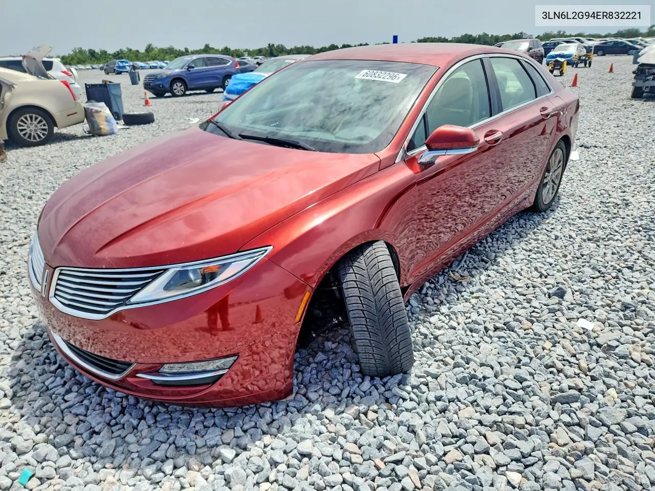 2014 Lincoln Mkz VIN: 3LN6L2G94ER832221 Lot: 60832296