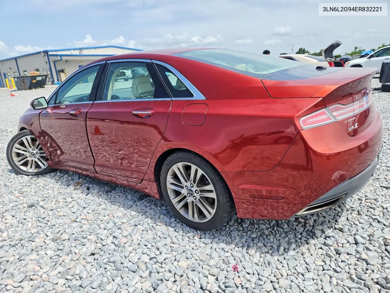 2014 Lincoln Mkz VIN: 3LN6L2G94ER832221 Lot: 60832296