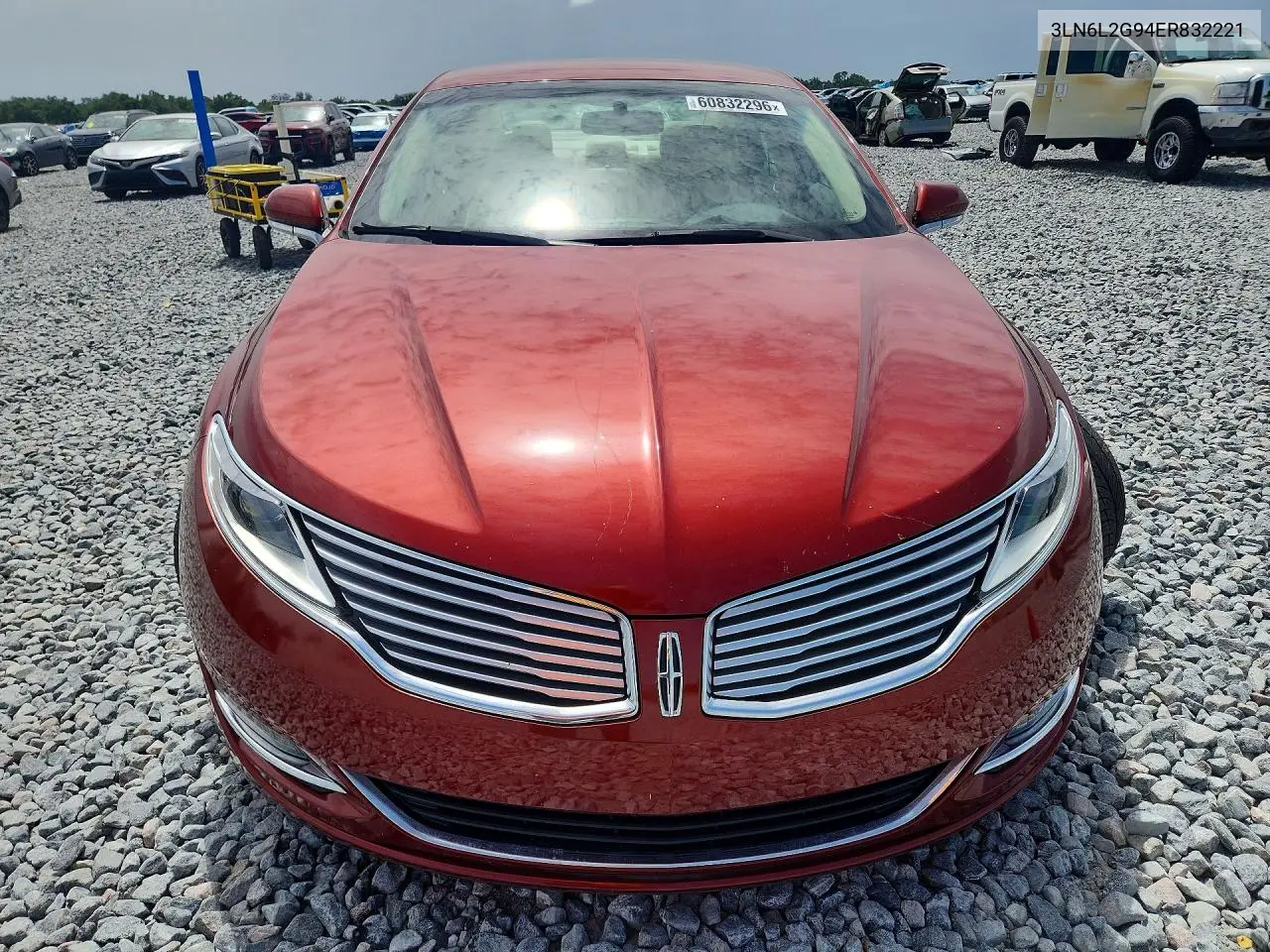 2014 Lincoln Mkz VIN: 3LN6L2G94ER832221 Lot: 60832296