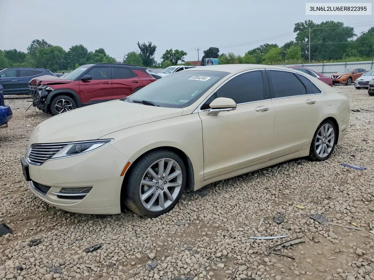 2014 Lincoln Mkz Hybrid VIN: 3LN6L2LU6ER822395 Lot: 60844346