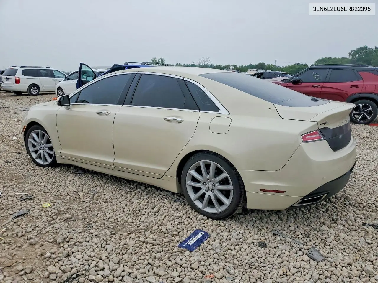 2014 Lincoln Mkz Hybrid VIN: 3LN6L2LU6ER822395 Lot: 60844346