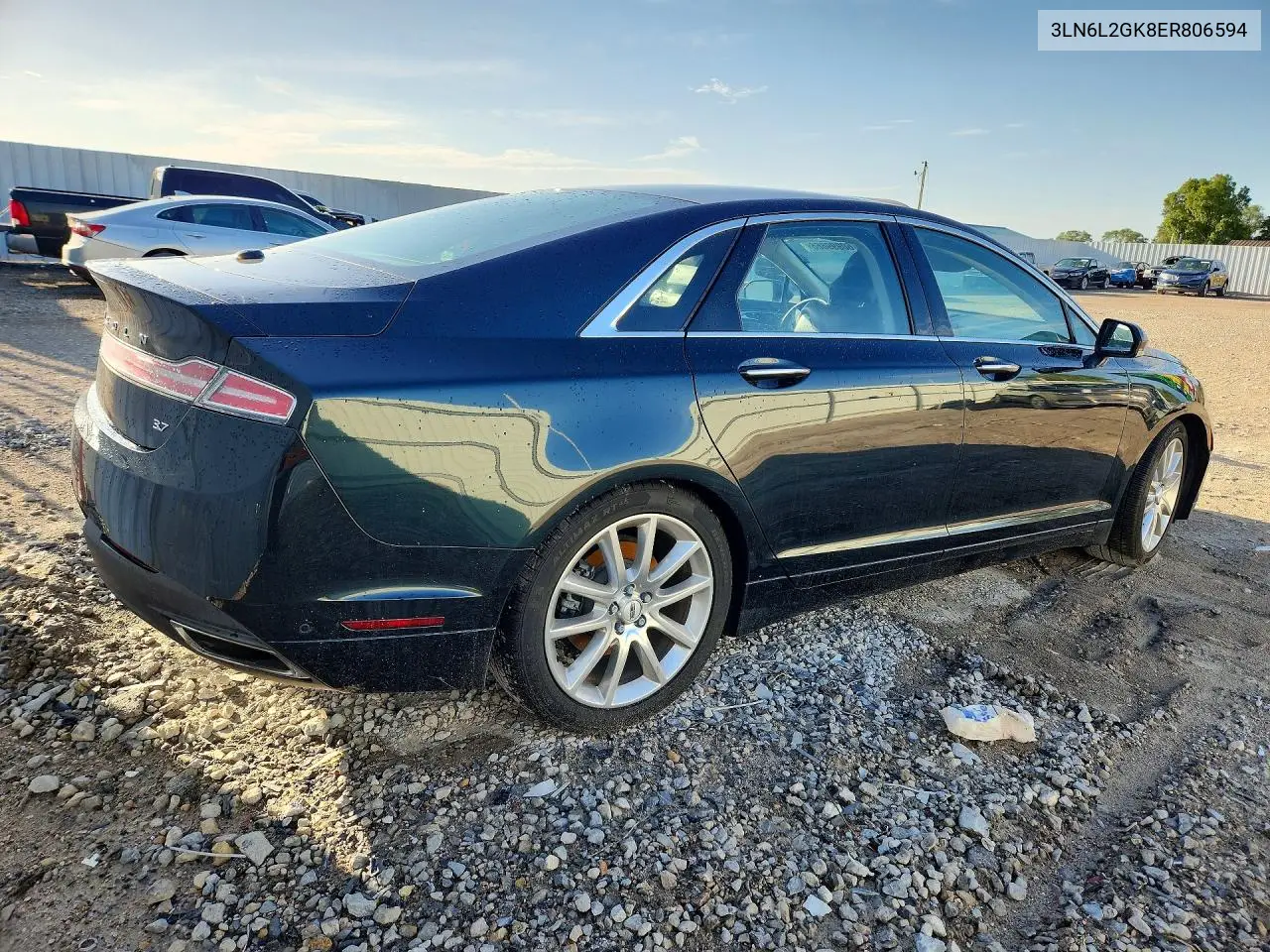 2014 Lincoln Mkz VIN: 3LN6L2GK8ER806594 Lot: 60999866