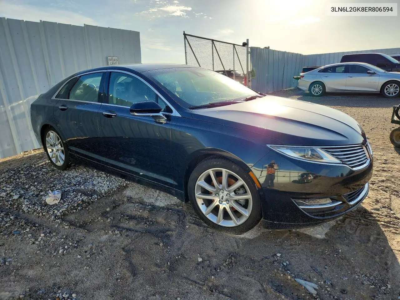 2014 Lincoln Mkz VIN: 3LN6L2GK8ER806594 Lot: 60999866
