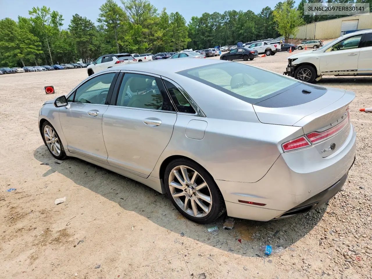 2014 Lincoln Mkz VIN: 3LN6L2G97ER830141 Lot: 61015006