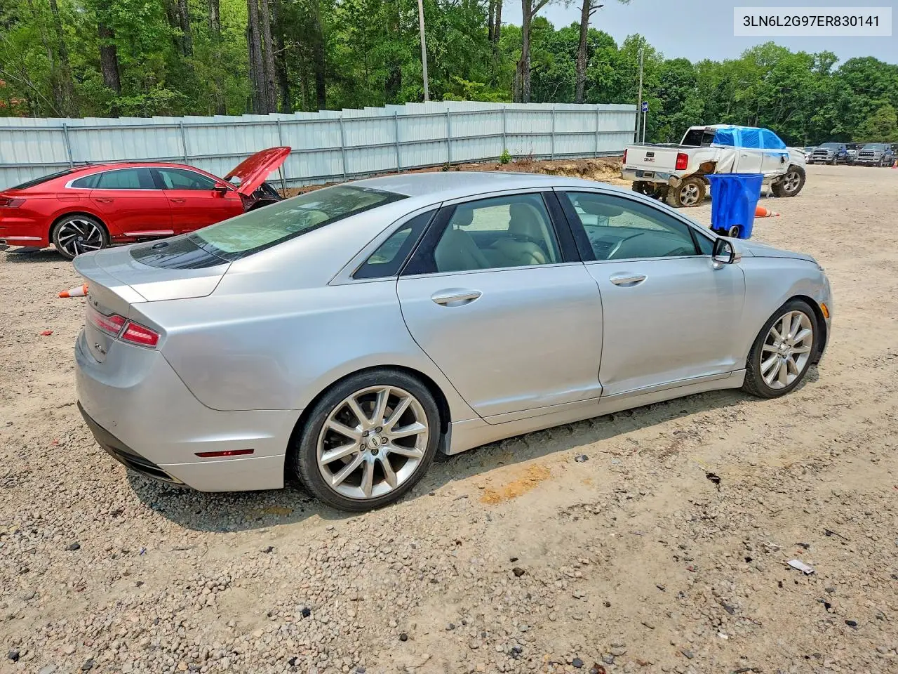 2014 Lincoln Mkz VIN: 3LN6L2G97ER830141 Lot: 61015006