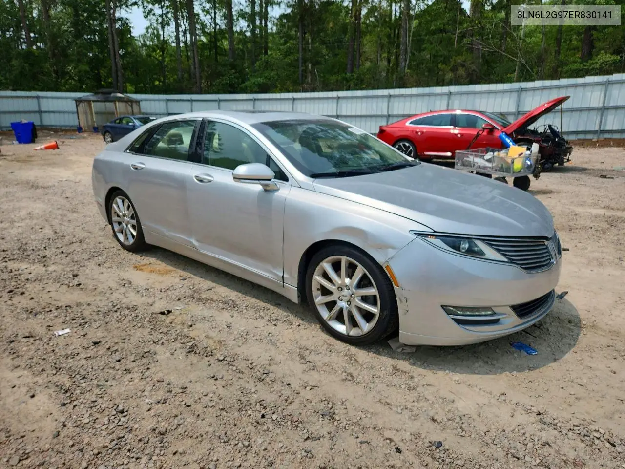 2014 Lincoln Mkz VIN: 3LN6L2G97ER830141 Lot: 61015006