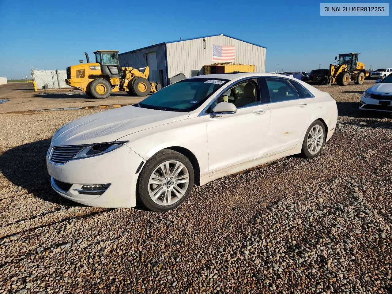 2014 Lincoln Mkz Hybrid VIN: 3LN6L2LU6ER812255 Lot: 61117706