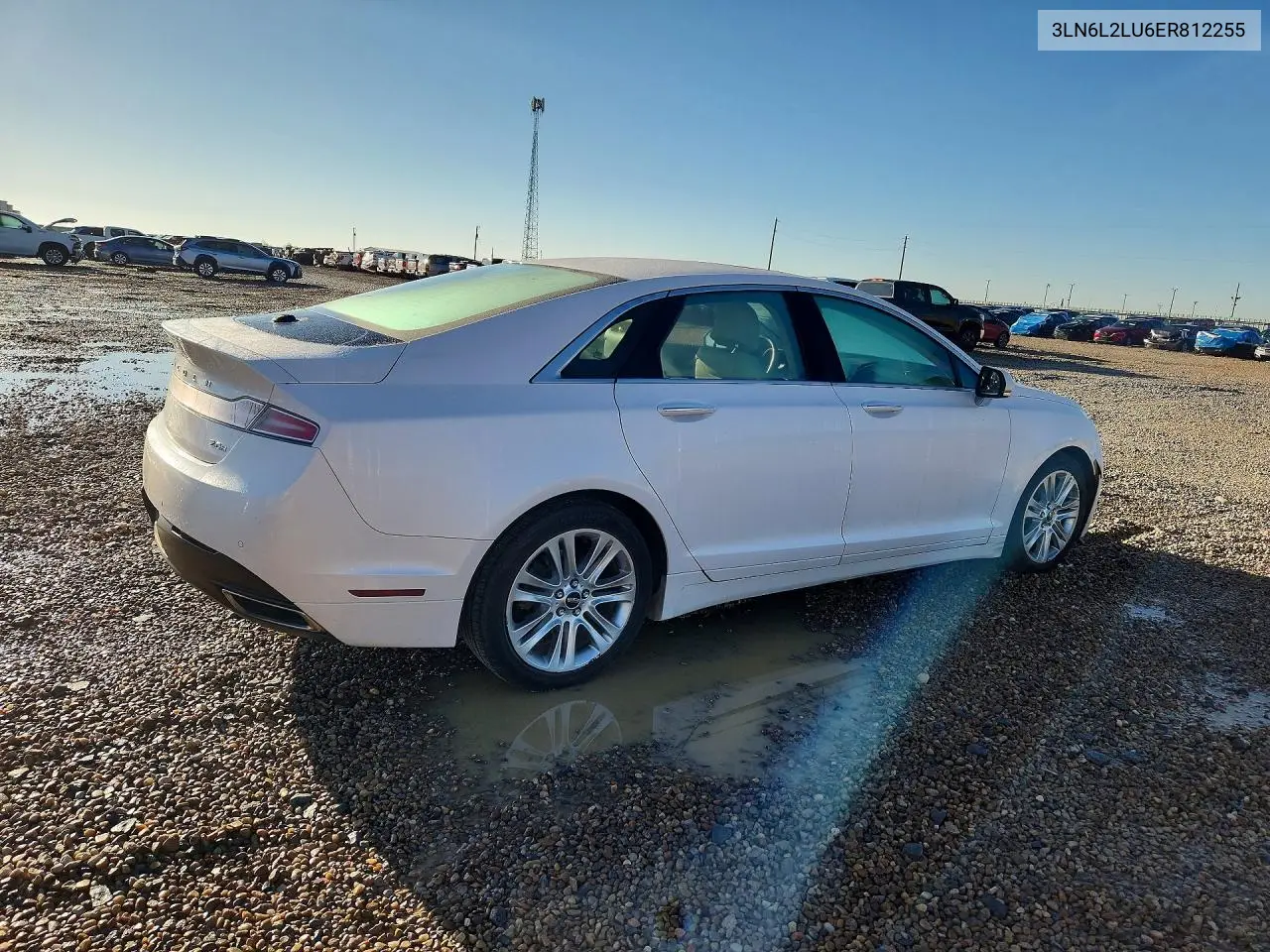 2014 Lincoln Mkz Hybrid VIN: 3LN6L2LU6ER812255 Lot: 61117706