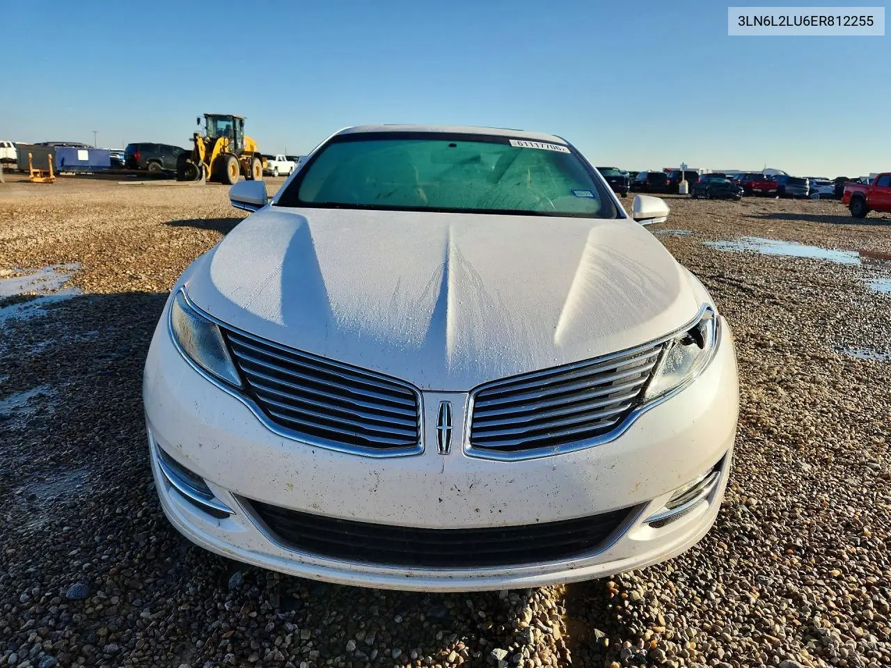 2014 Lincoln Mkz Hybrid VIN: 3LN6L2LU6ER812255 Lot: 61117706