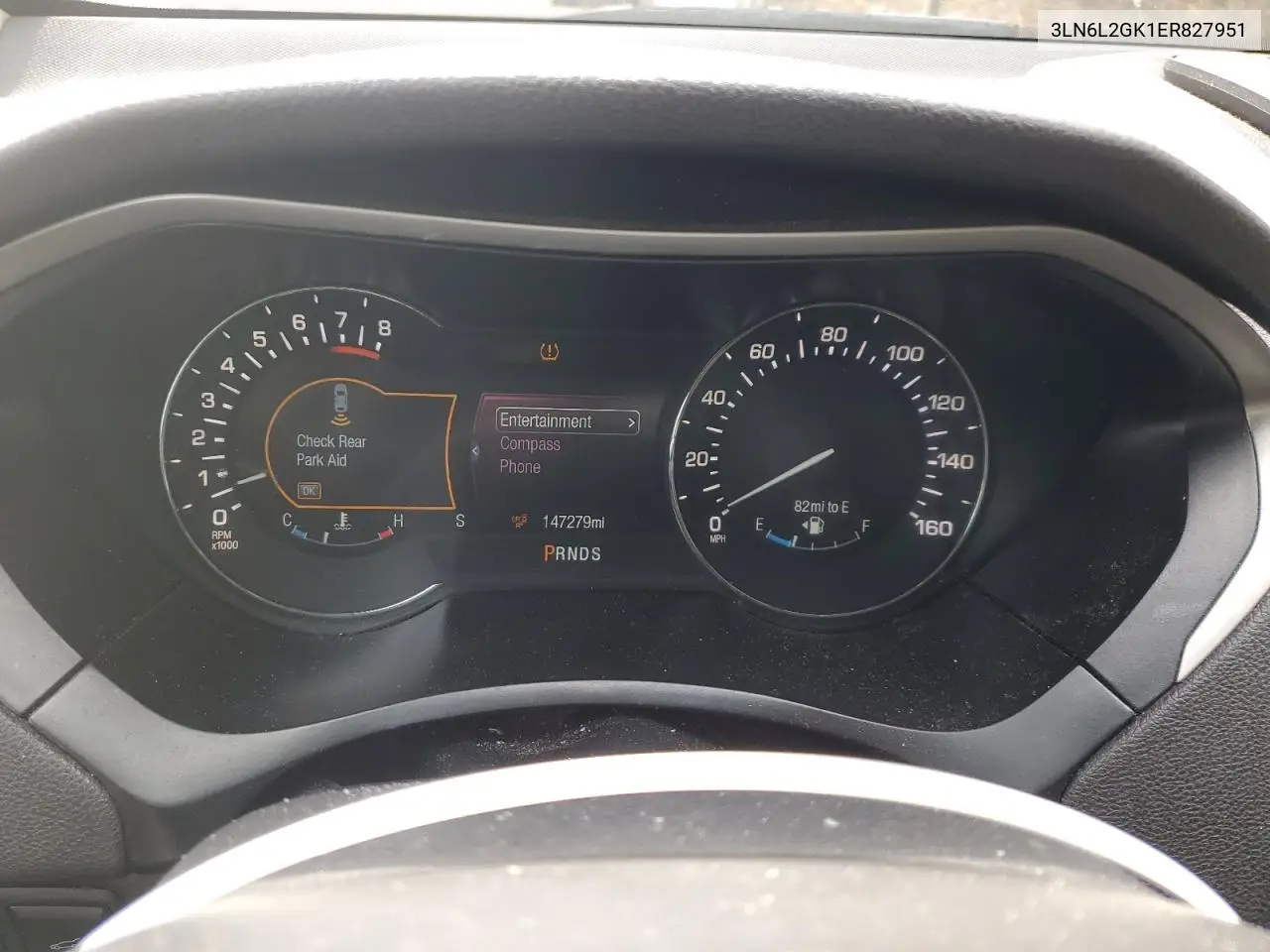 3LN6L2GK1ER827951 2014 Lincoln Mkz