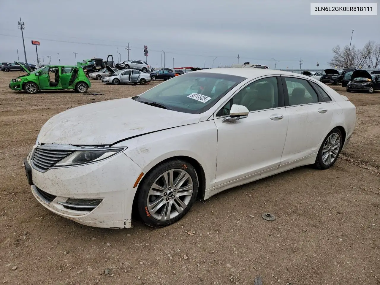3LN6L2GK0ER818111 2014 Lincoln Mkz