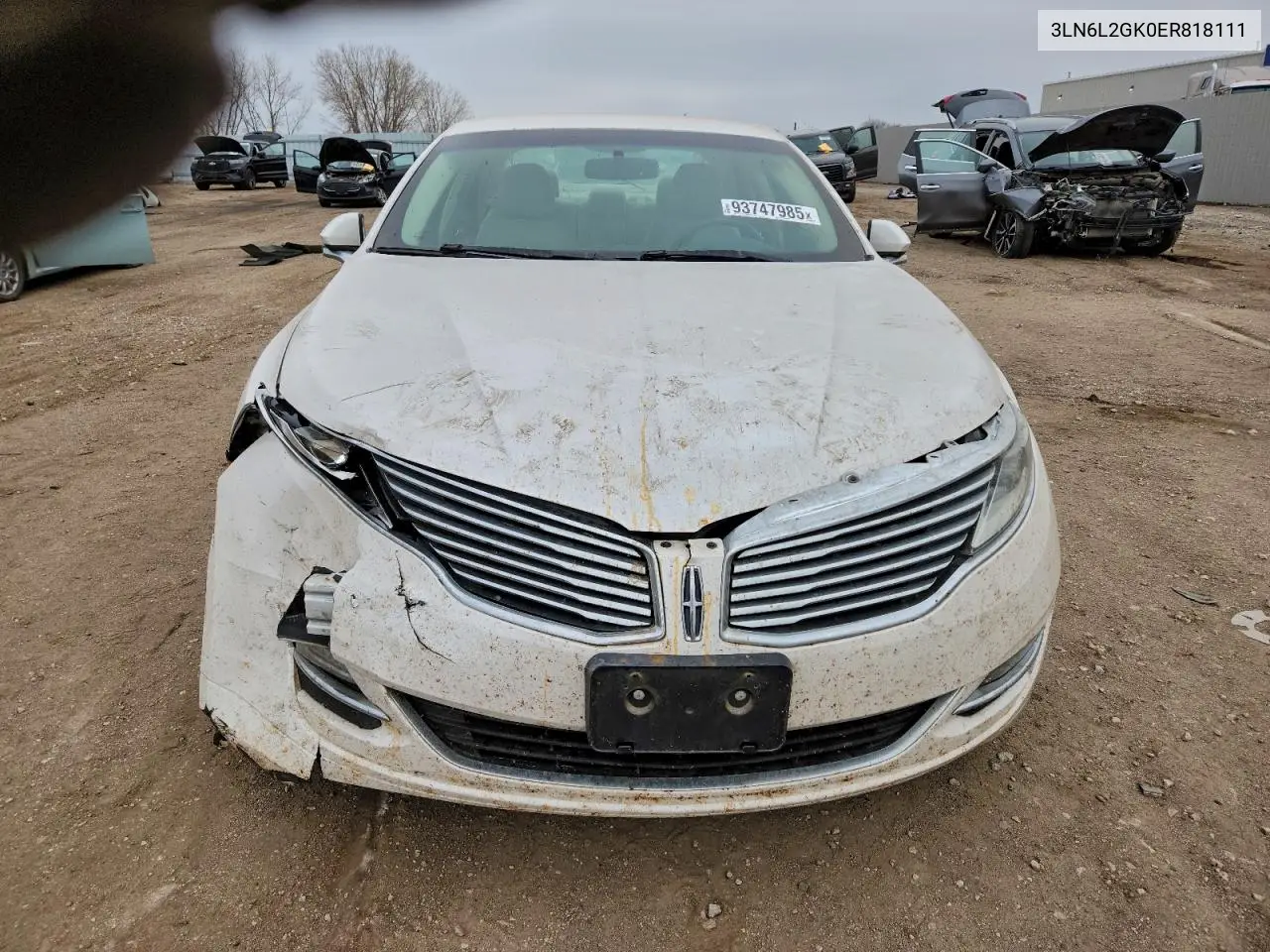 3LN6L2GK0ER818111 2014 Lincoln Mkz