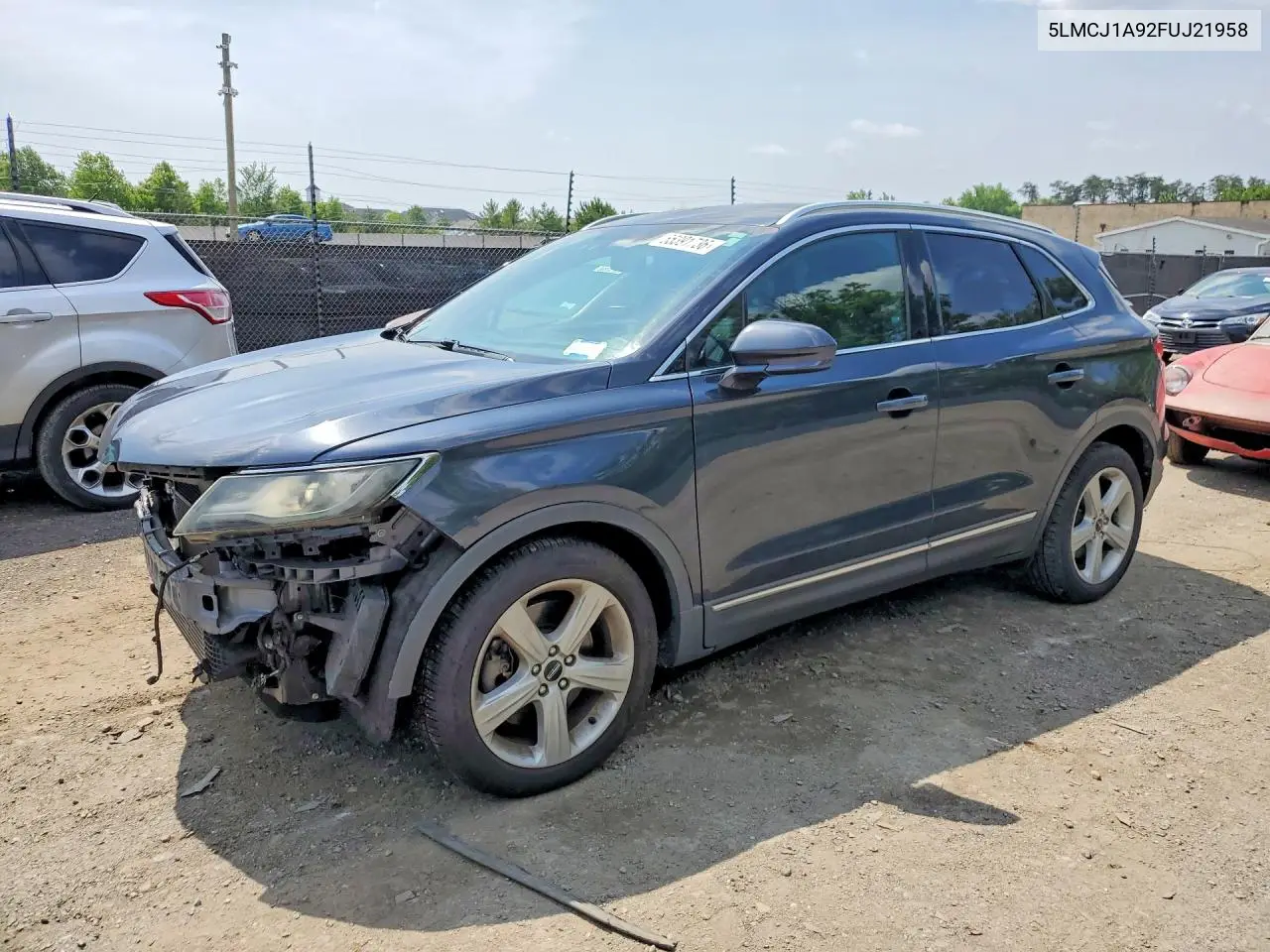 2015 Lincoln Mkc VIN: 5LMCJ1A92FUJ21958 Lot: 55391736