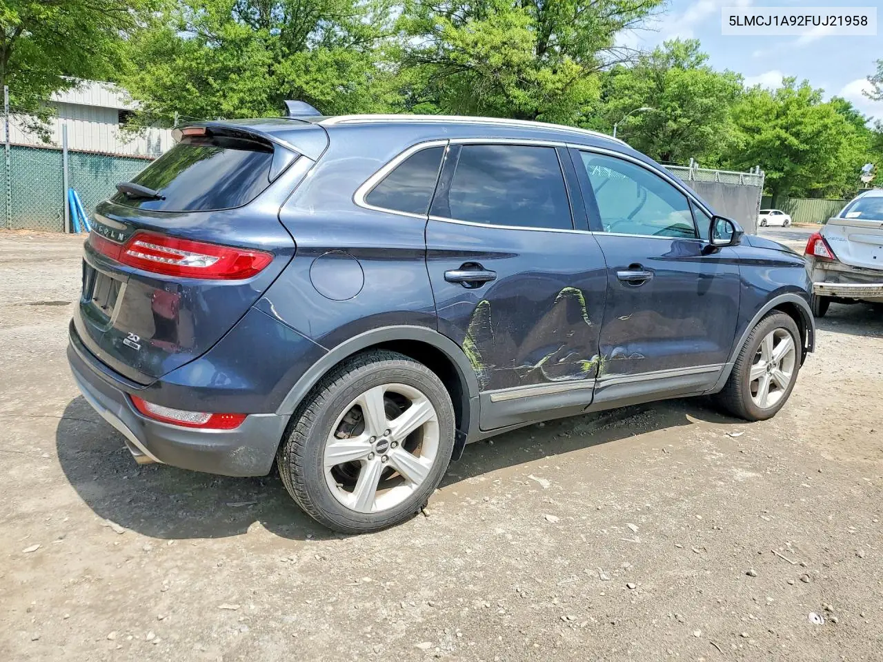 2015 Lincoln Mkc VIN: 5LMCJ1A92FUJ21958 Lot: 55391736