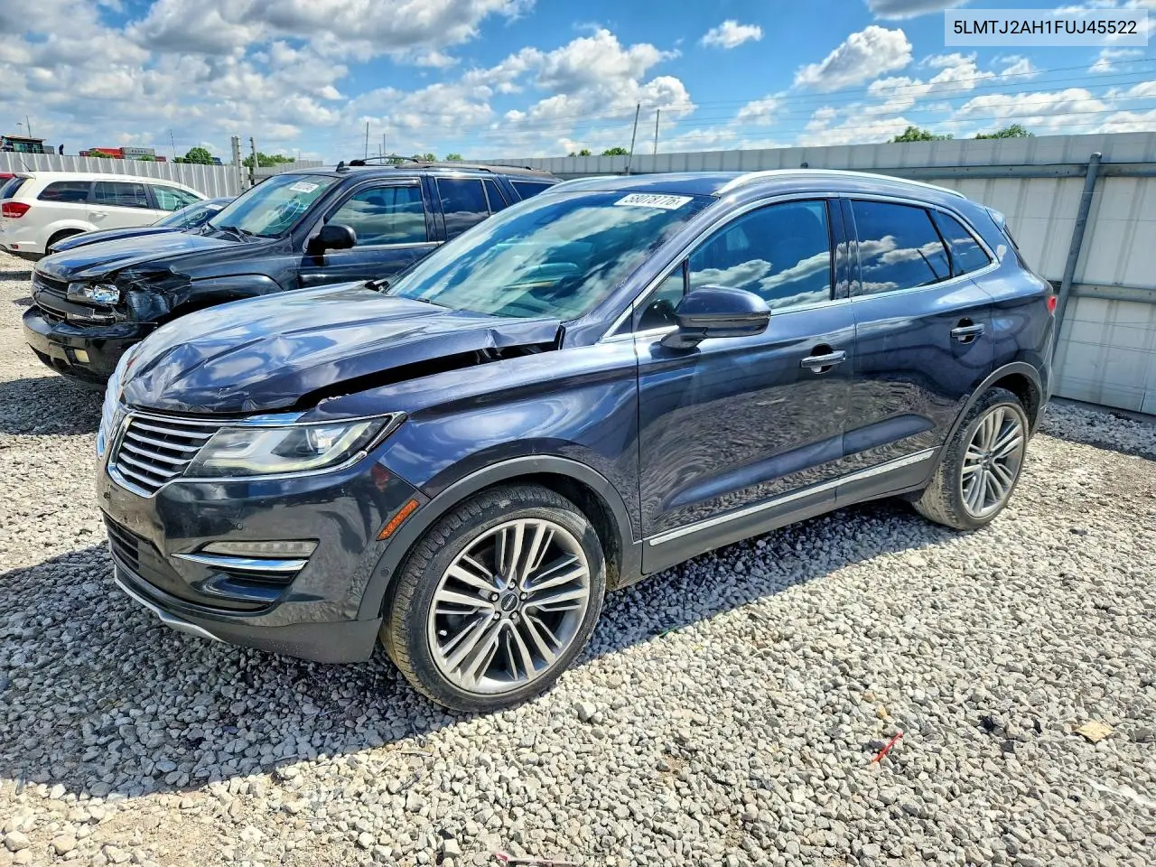 2015 Lincoln Mkc VIN: 5LMTJ2AH1FUJ45522 Lot: 58078776