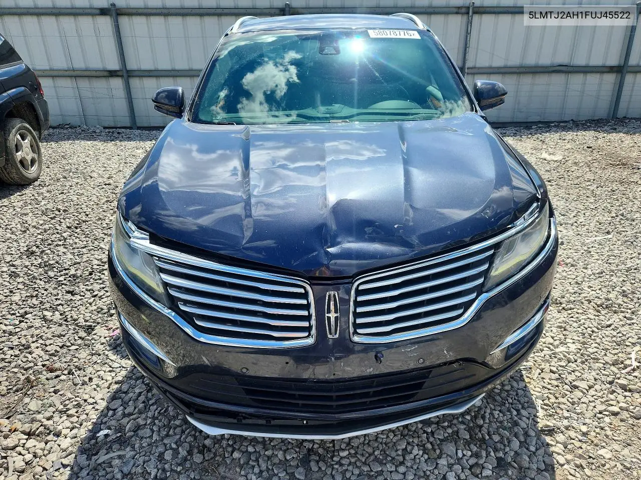 2015 Lincoln Mkc VIN: 5LMTJ2AH1FUJ45522 Lot: 58078776