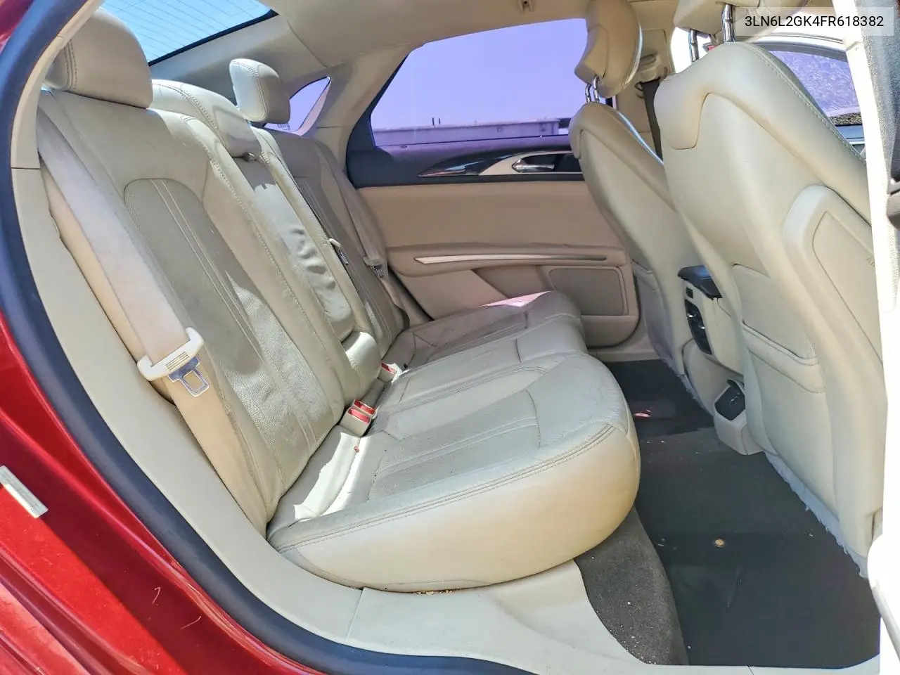 2015 Lincoln Mkz VIN: 3LN6L2GK4FR618382 Lot: 59642406