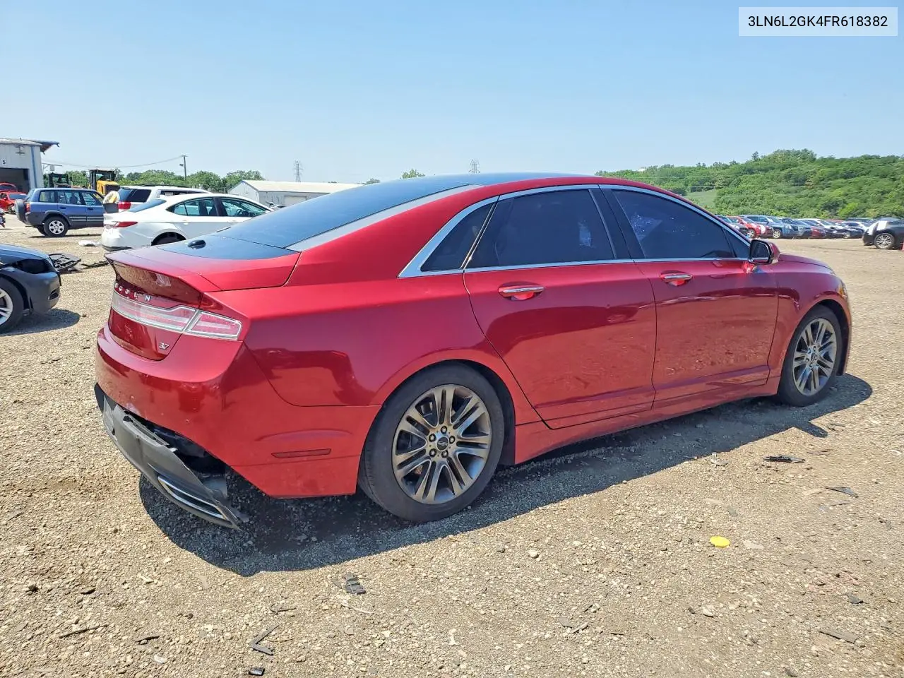 2015 Lincoln Mkz VIN: 3LN6L2GK4FR618382 Lot: 59642406