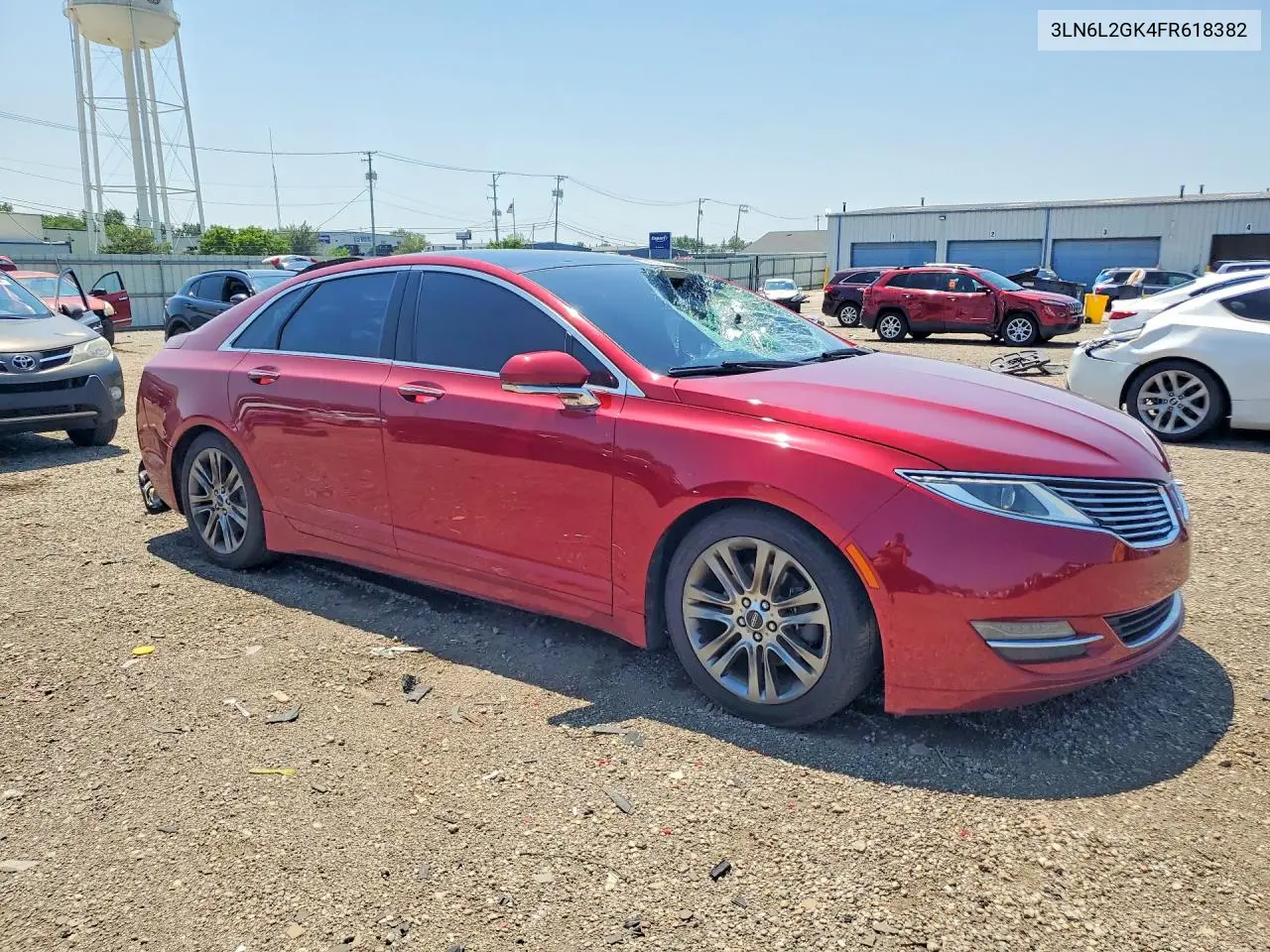 2015 Lincoln Mkz VIN: 3LN6L2GK4FR618382 Lot: 59642406