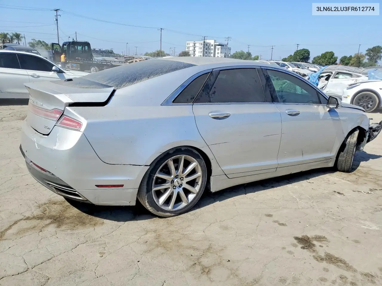2015 Lincoln Mkz Hybrid VIN: 3LN6L2LU3FR612774 Lot: 59736336