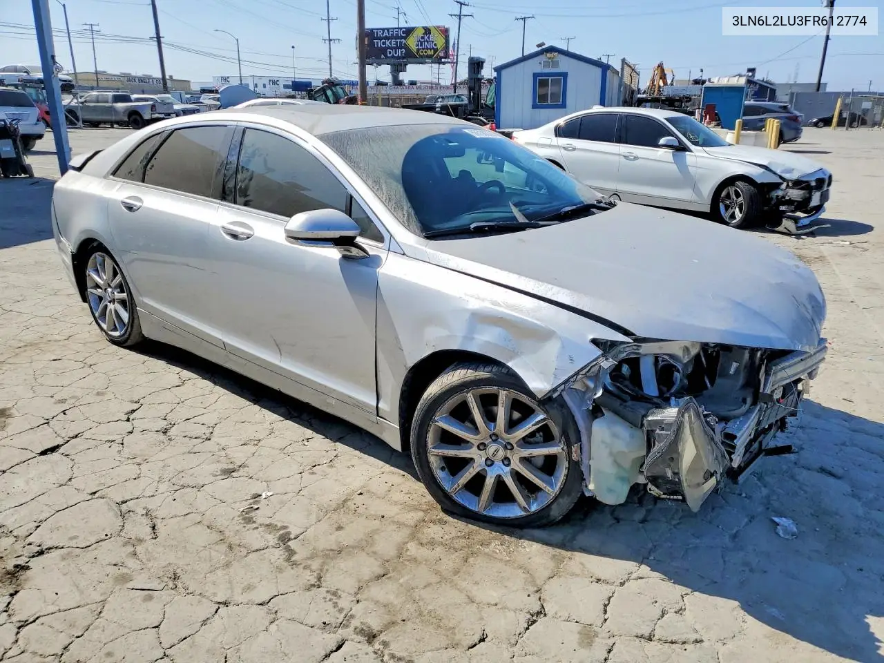 2015 Lincoln Mkz Hybrid VIN: 3LN6L2LU3FR612774 Lot: 59736336