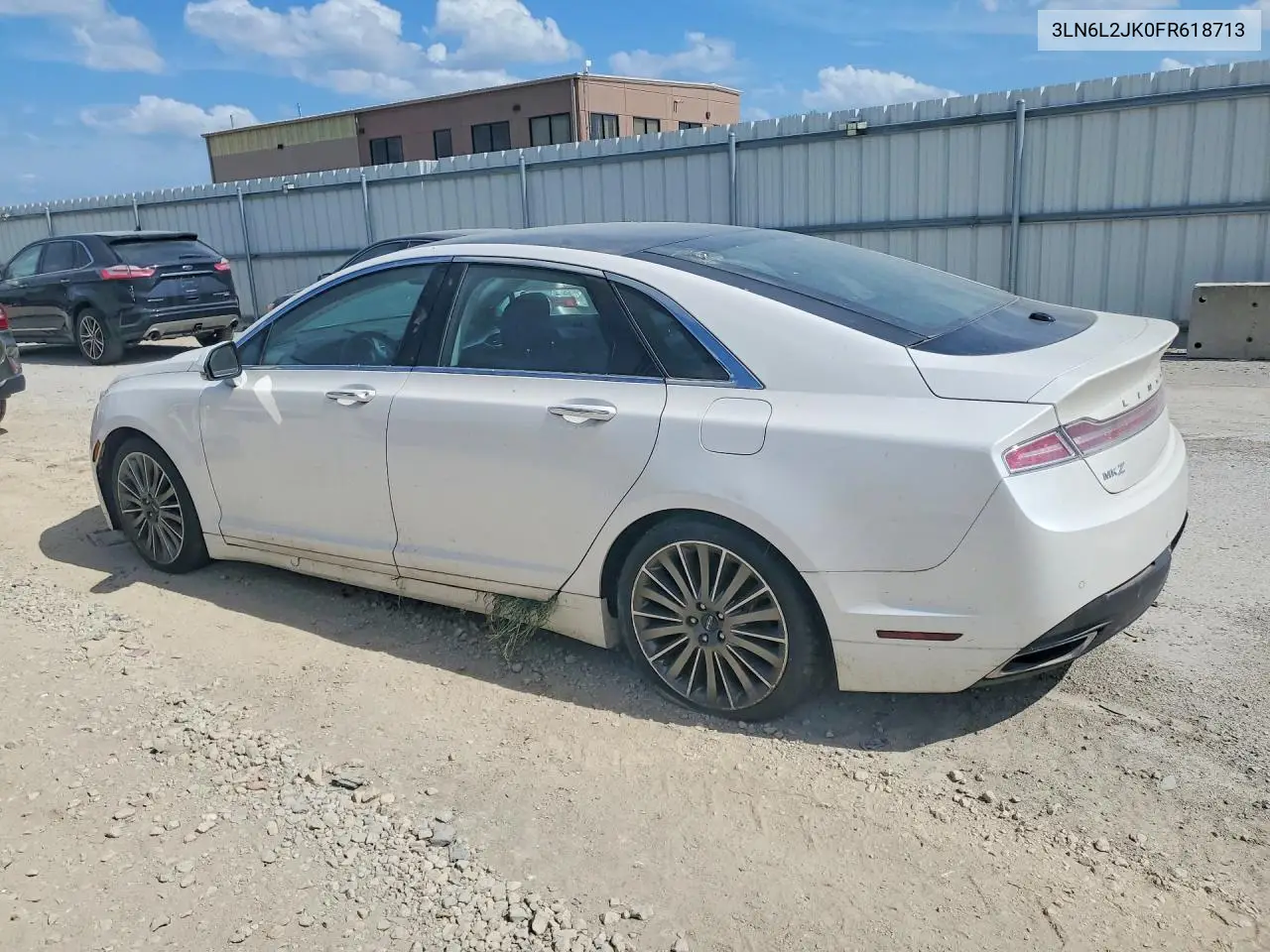2015 Lincoln Mkz VIN: 3LN6L2JK0FR618713 Lot: 59884706