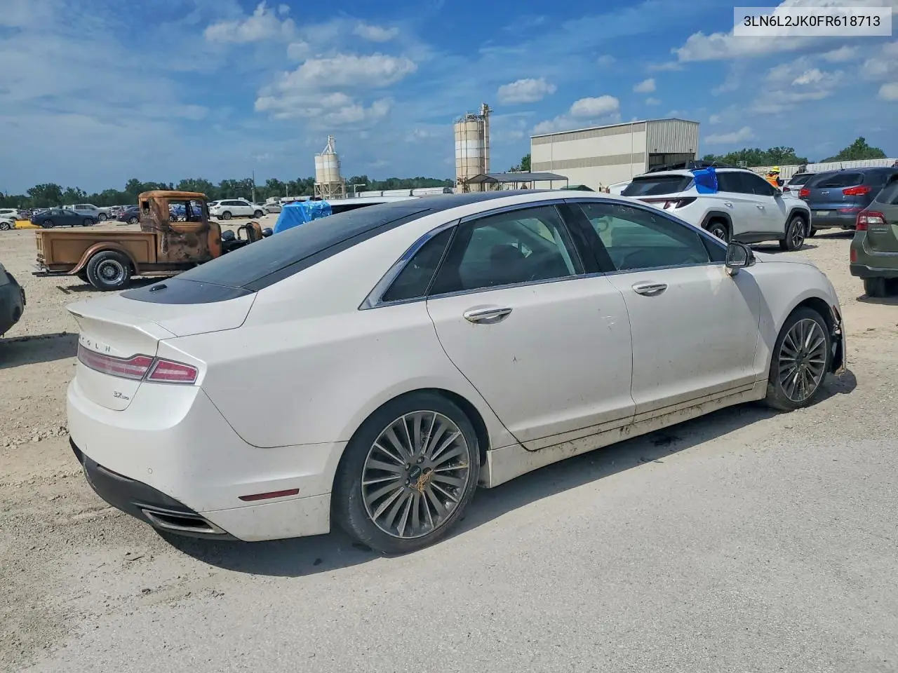 2015 Lincoln Mkz VIN: 3LN6L2JK0FR618713 Lot: 59884706
