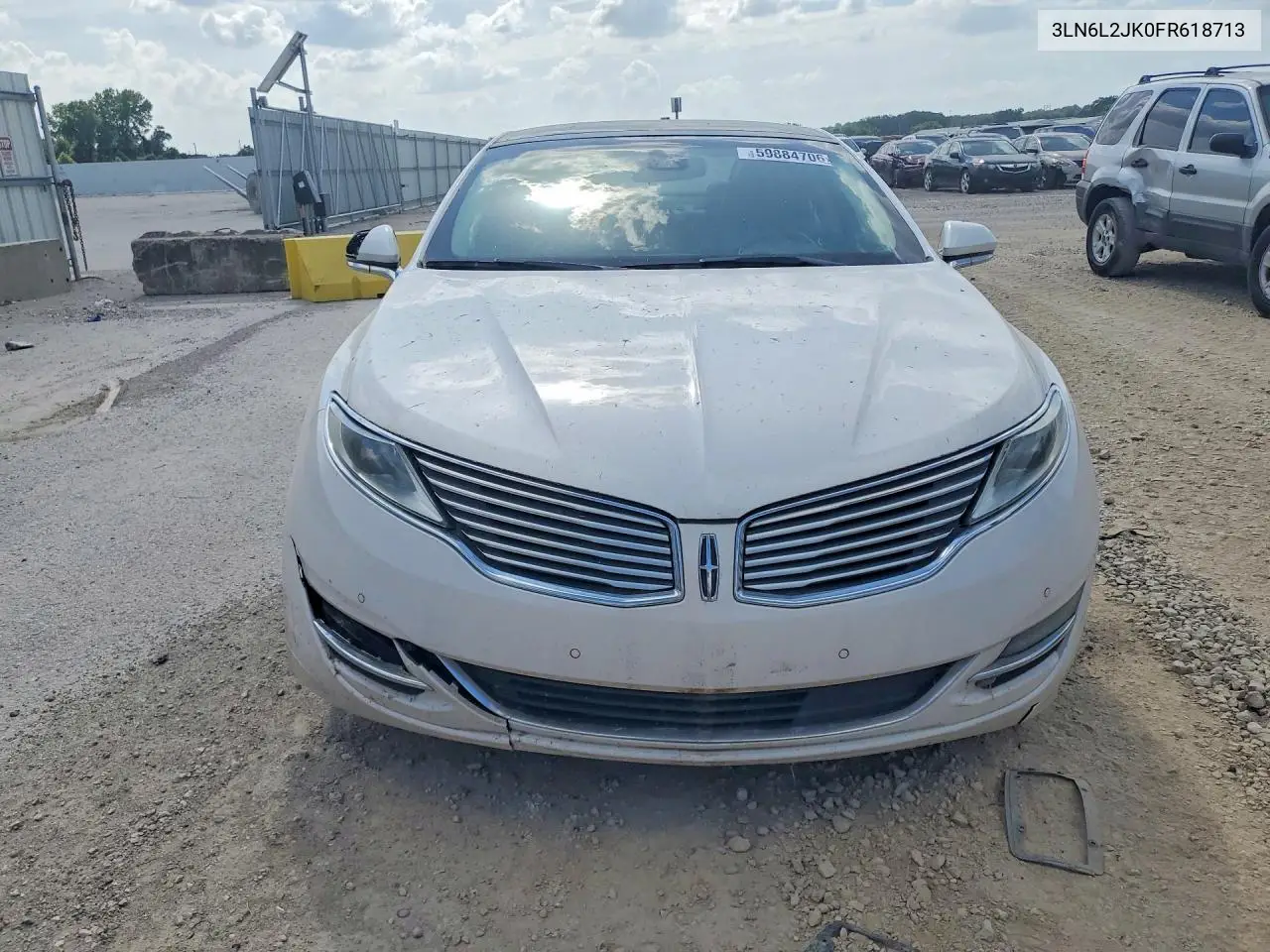 2015 Lincoln Mkz VIN: 3LN6L2JK0FR618713 Lot: 59884706