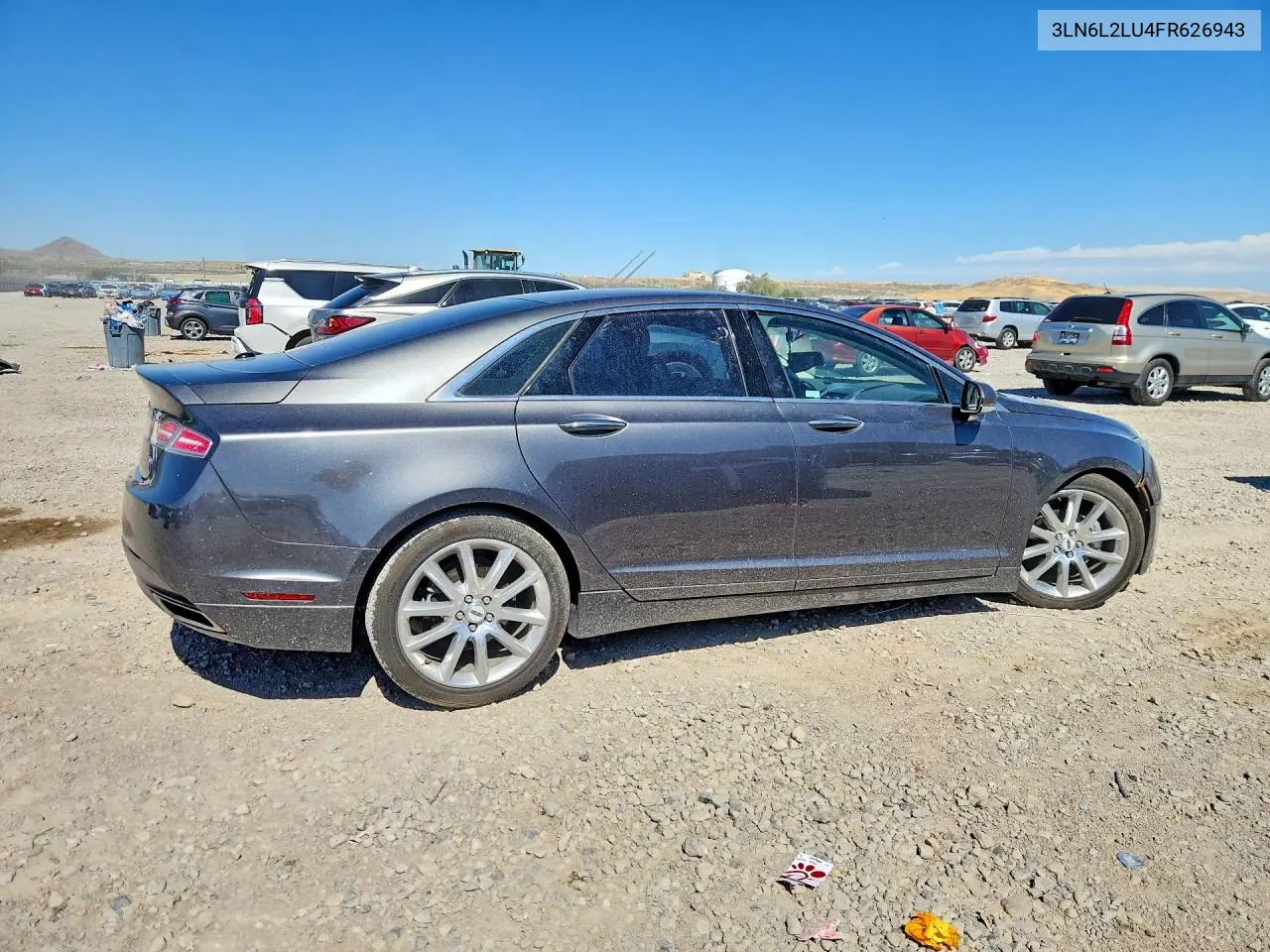 2015 Lincoln Mkz Hybrid VIN: 3LN6L2LU4FR626943 Lot: 59918776