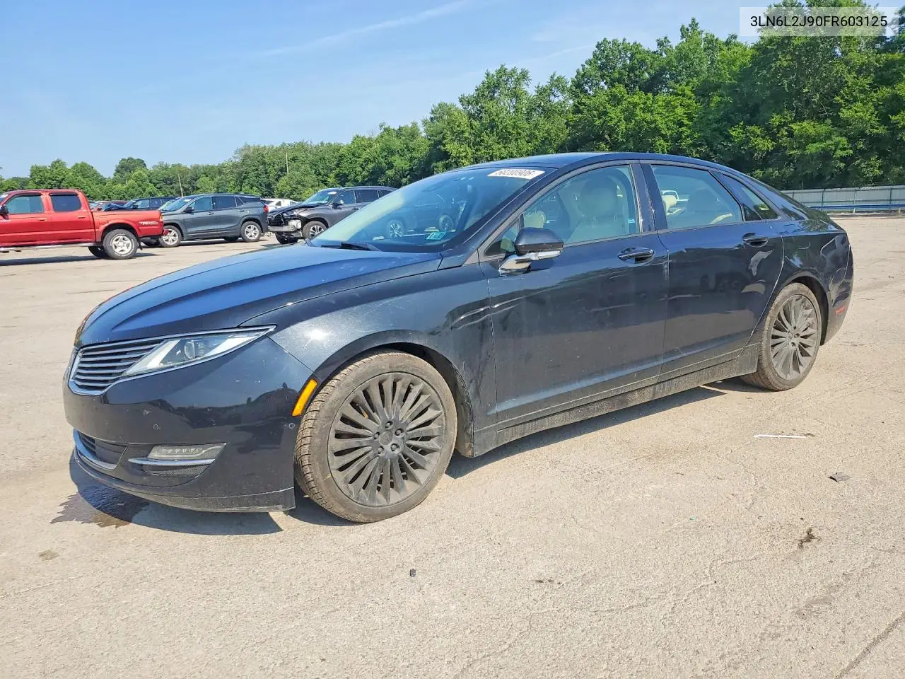 2015 Lincoln Mkz VIN: 3LN6L2J90FR603125 Lot: 60200906