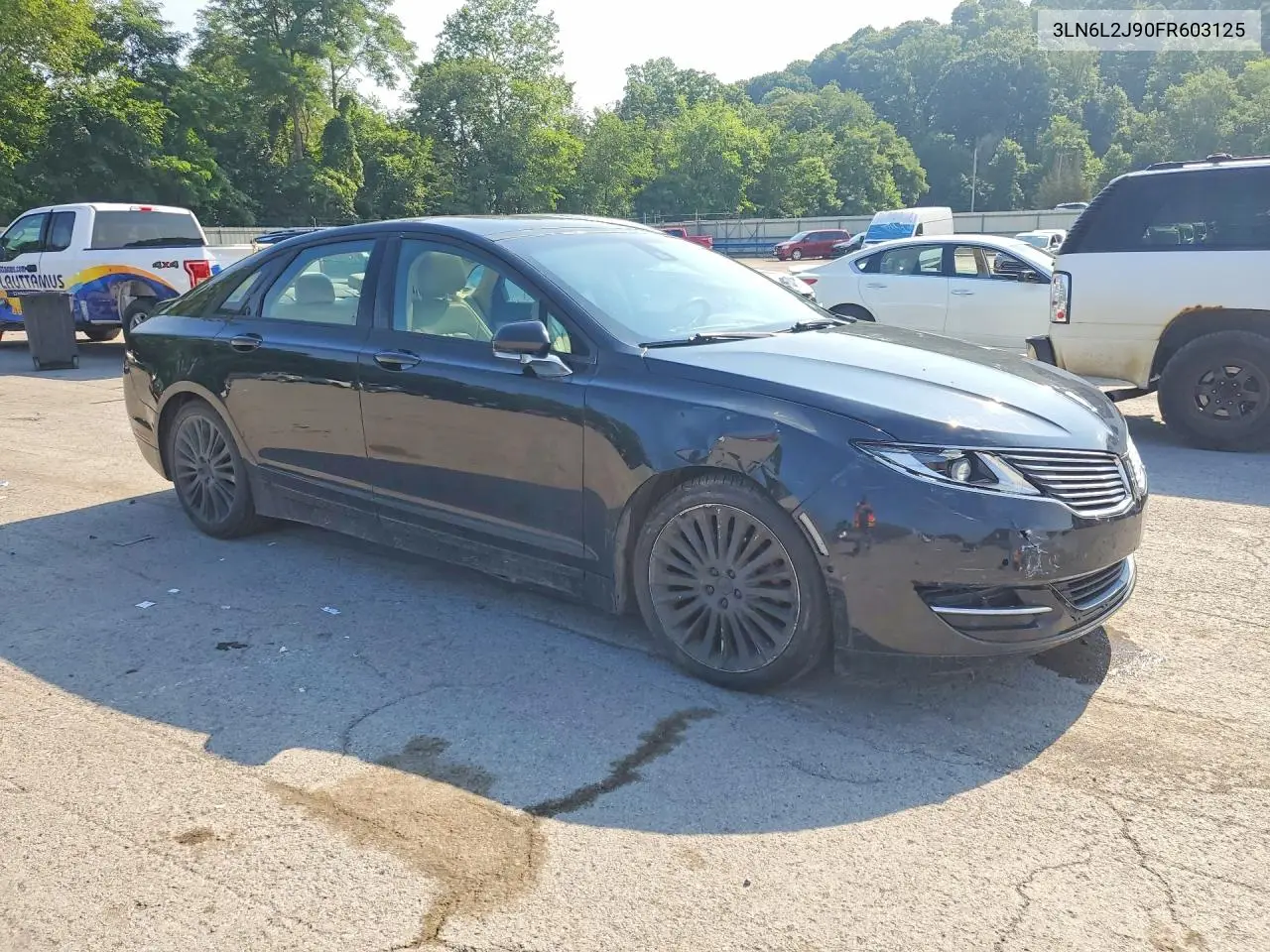 2015 Lincoln Mkz VIN: 3LN6L2J90FR603125 Lot: 60200906