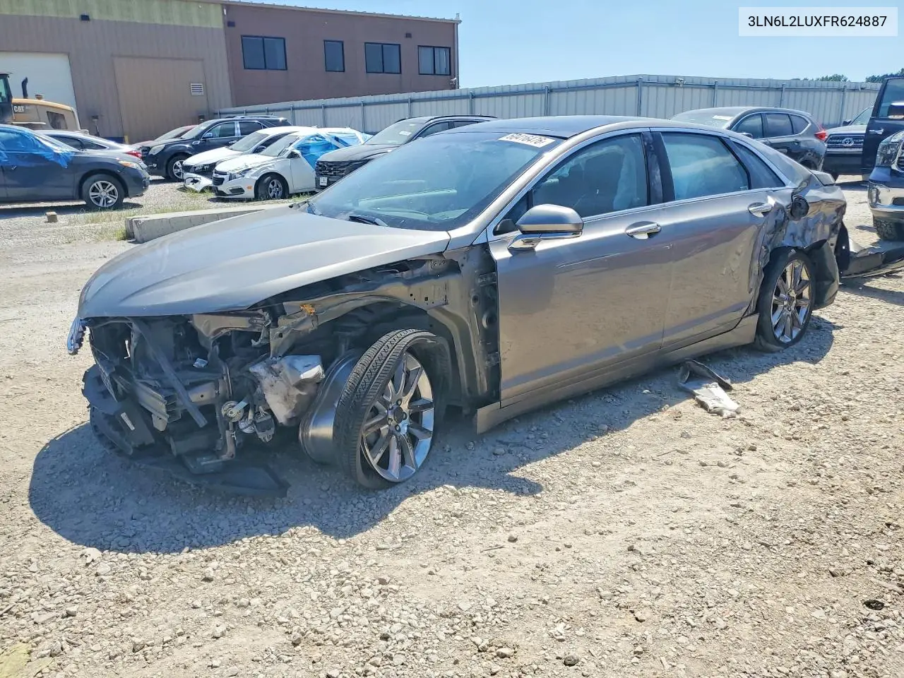 2015 Lincoln Mkz Hybrid VIN: 3LN6L2LUXFR624887 Lot: 60416476