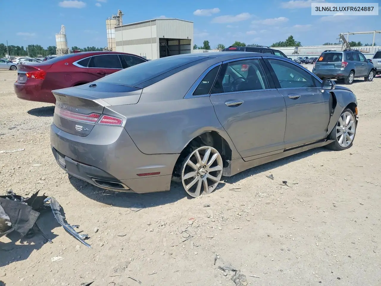 2015 Lincoln Mkz Hybrid VIN: 3LN6L2LUXFR624887 Lot: 60416476