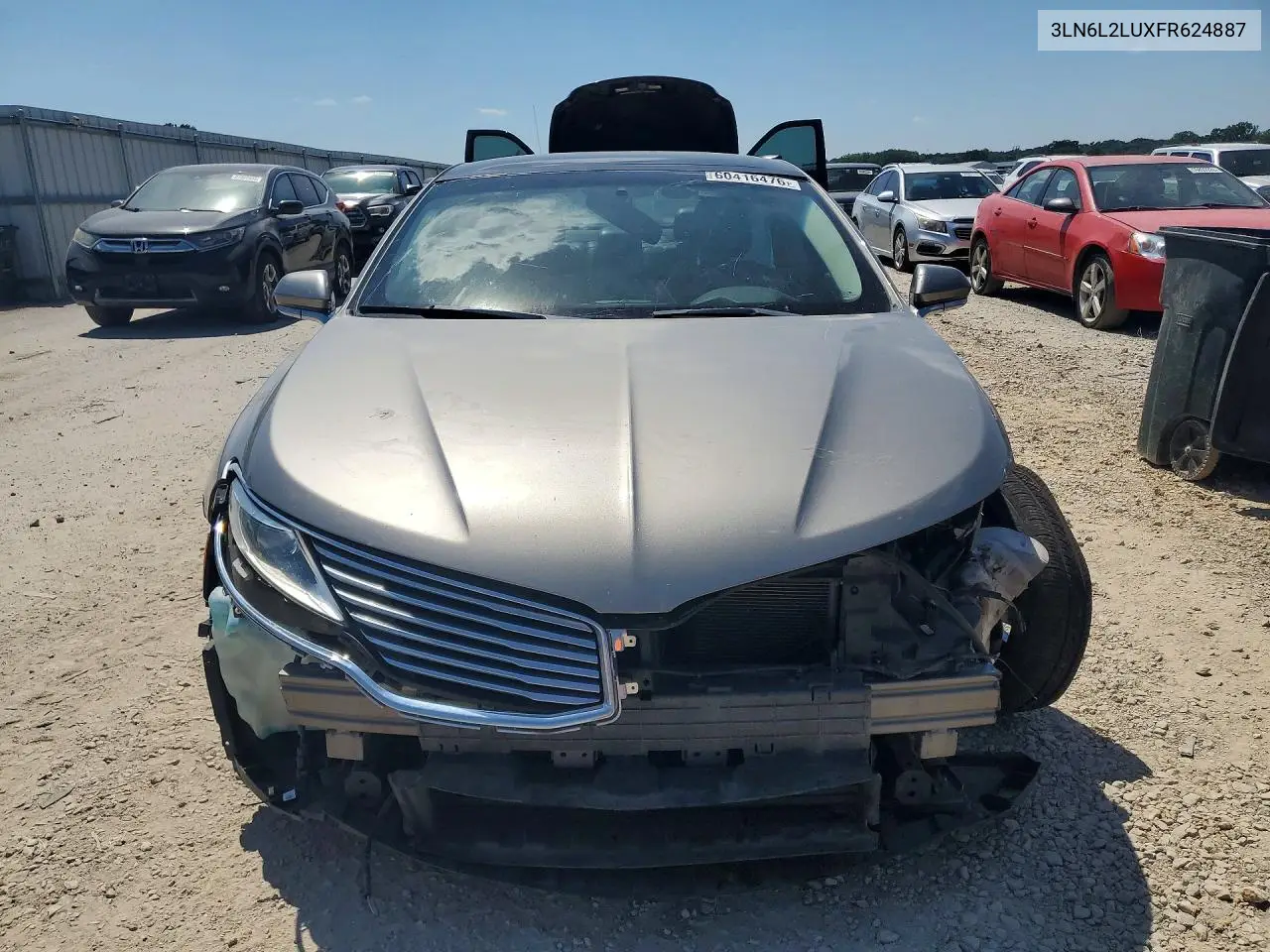 2015 Lincoln Mkz Hybrid VIN: 3LN6L2LUXFR624887 Lot: 60416476